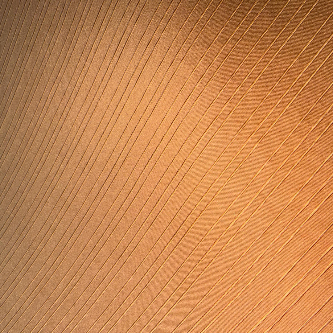 Delmira Thin Stripe Silk Fabric in Spice