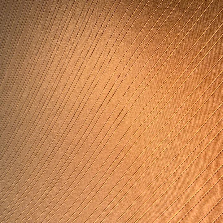 Delmira Thin Stripe Silk Fabric in Spice