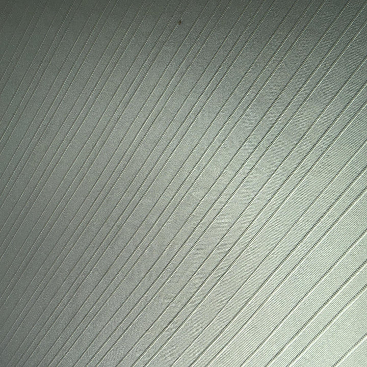 Delmira Thin Stripe Silk Fabric in Teal