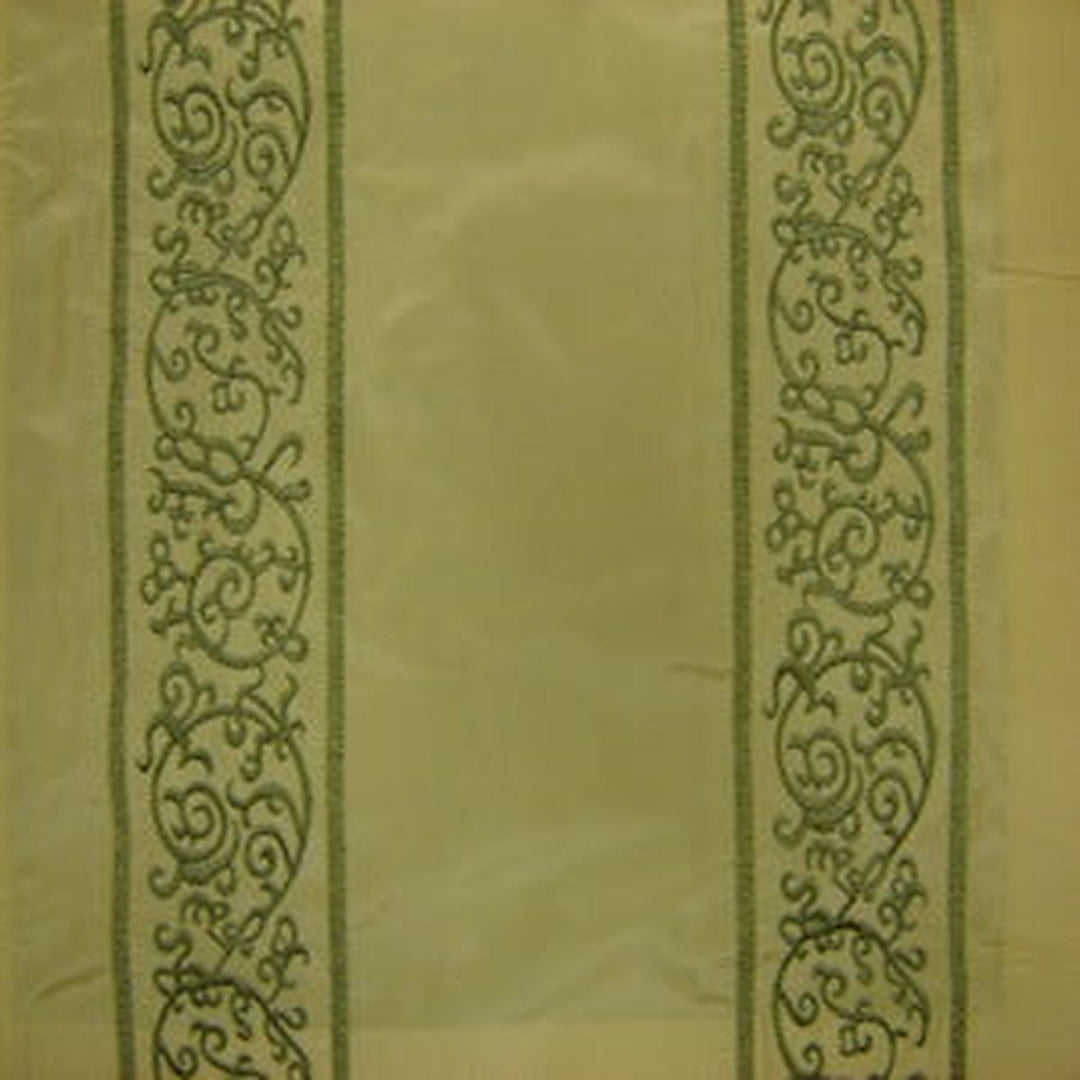 Ulvara Traditional Stripe Embroidery Silk Fabric in Ceylon