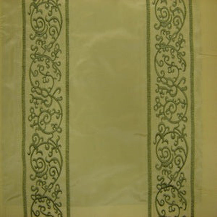 Ulvara Traditional Stripe Embroidery Silk Fabric in Ceylon