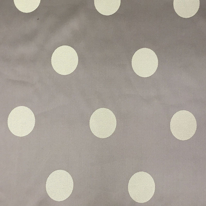Elvessa Two-Toned Dotted Silk Fabric in Espresso