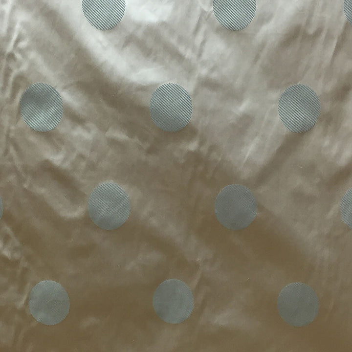 Elvessa Two-Toned Dotted Silk Fabric in Green Tea
