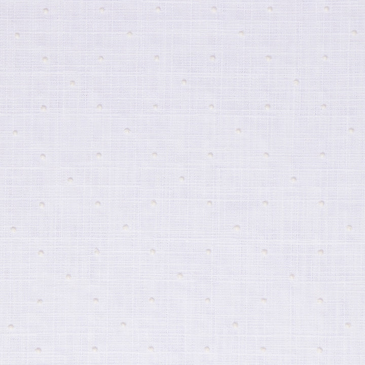 Fennimore swiss dot woven fabric in Snow