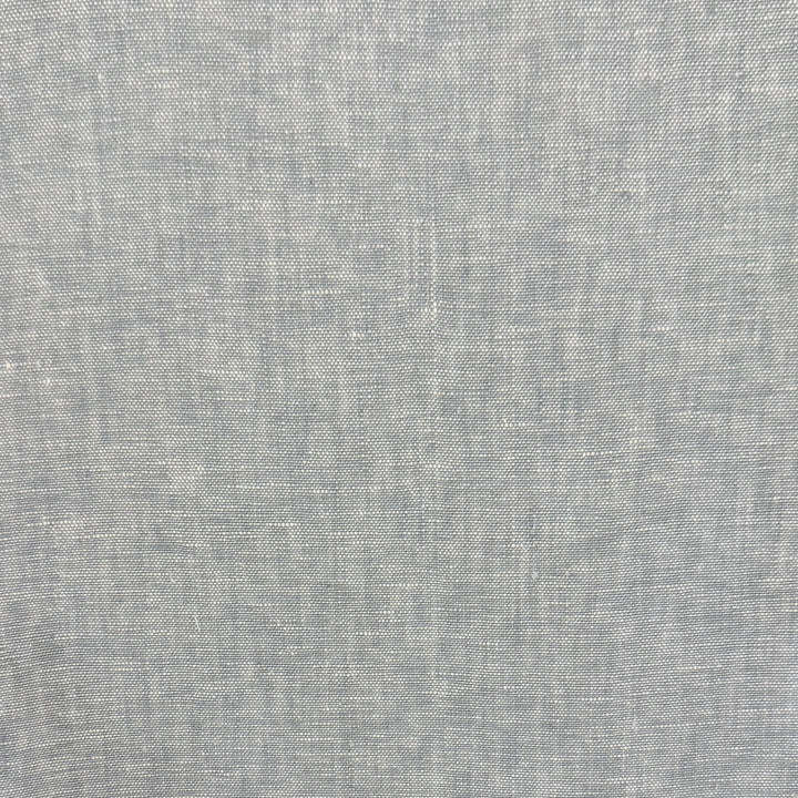 Newport 100% Linen Solid Navy Blue Fabric