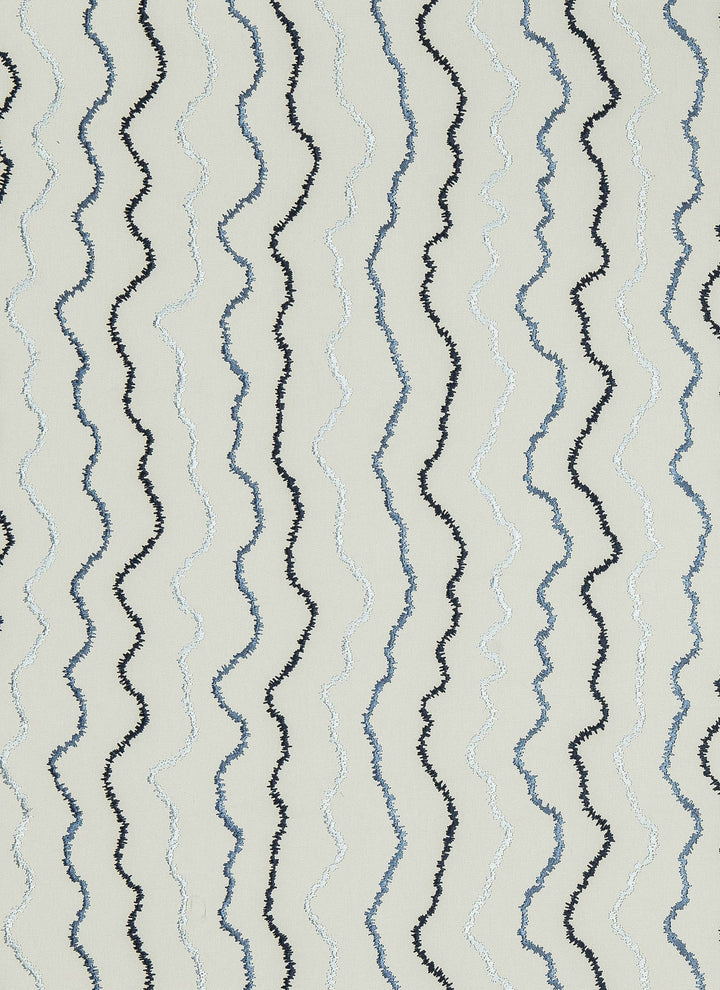 Vasira Cotton Wavy Abstract Fabric | 7 Colors