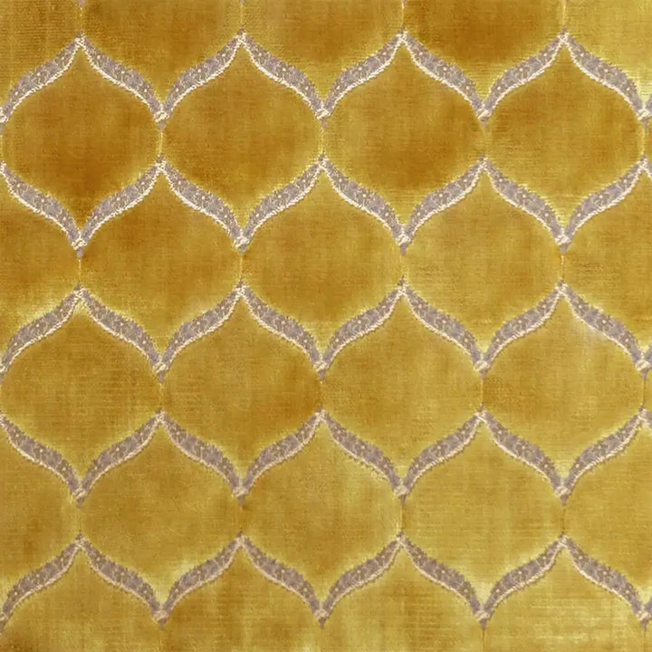 Belrivage Trellis Geometric Velvet Fabric | 4 Colors