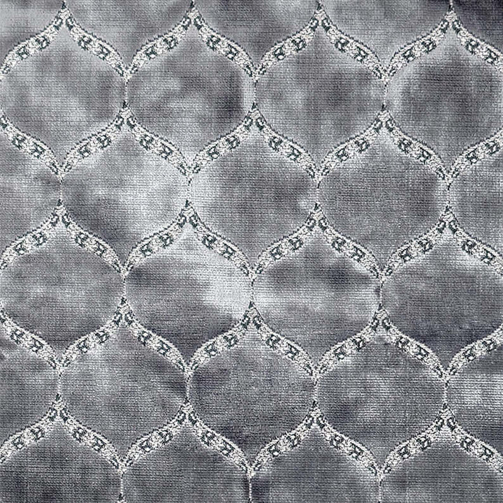 Belrivage Trellis Geometric Velvet Fabric | 4 Colors