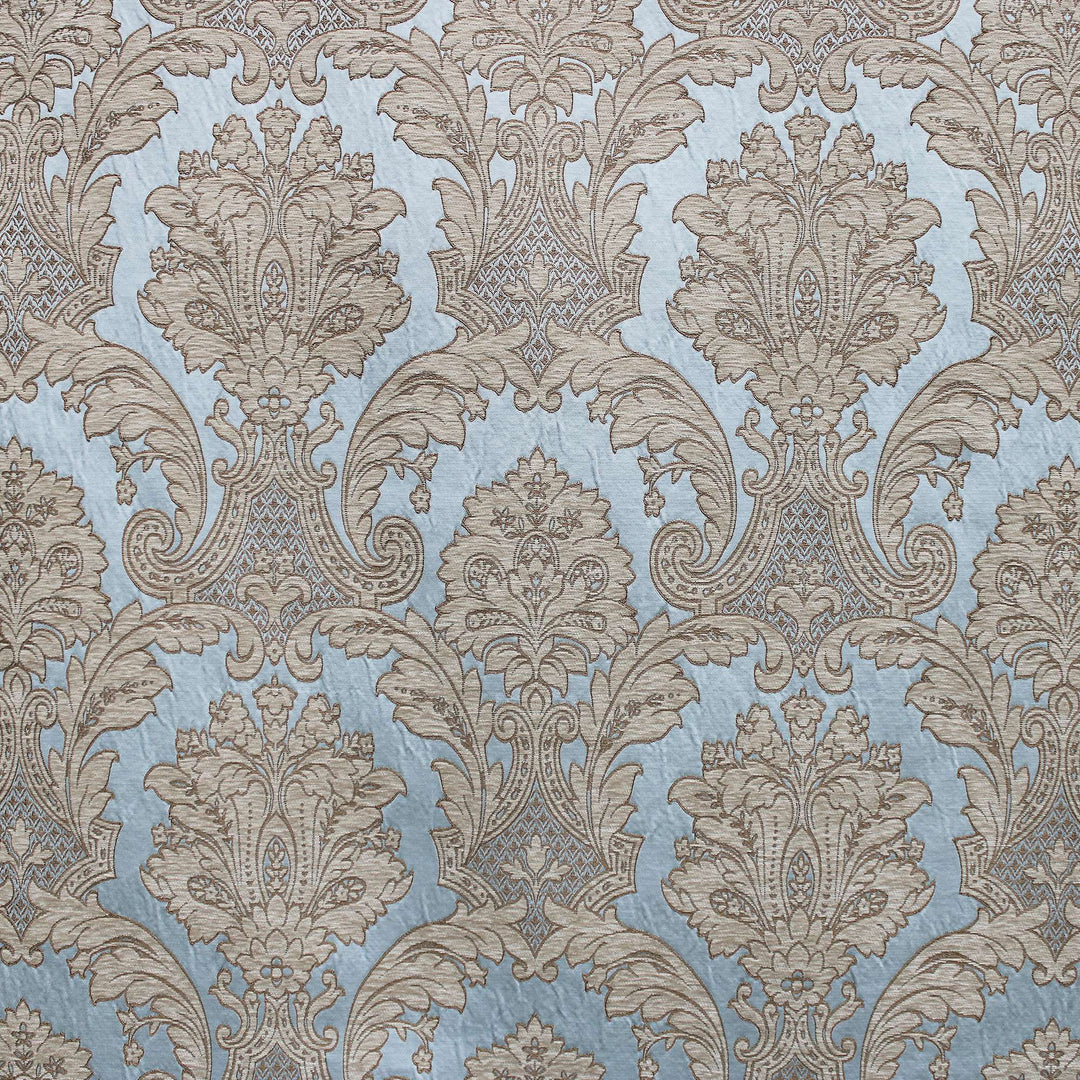 Sarto Multi-Color Traditional Damask Velvet Fabric by the Yard | 6 Colors