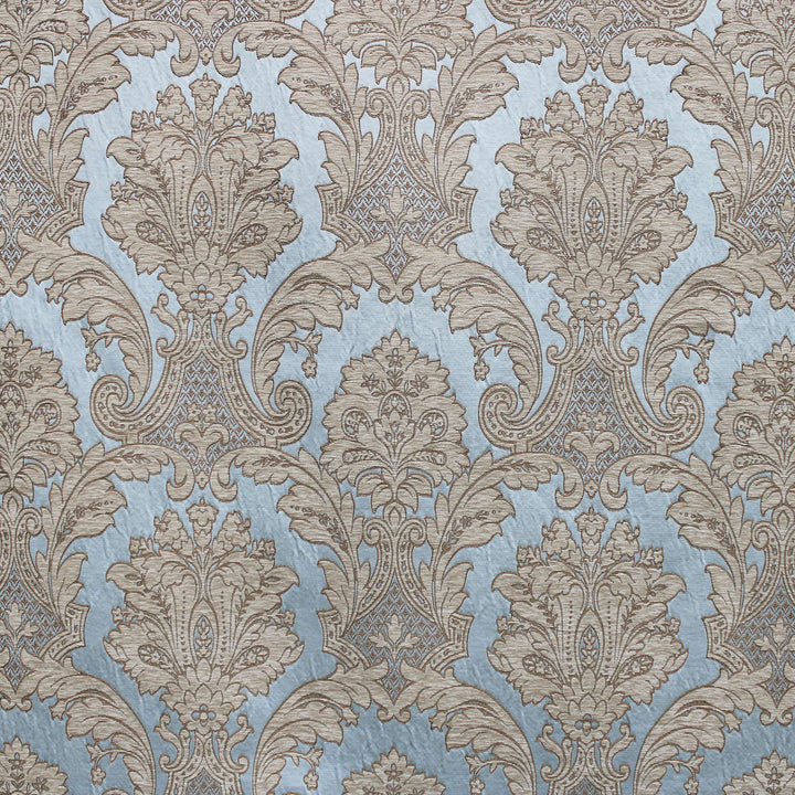 Sarto Multi-Color Traditional Damask Velvet Fabric by the Yard | 6 Colors