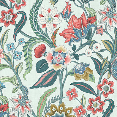 4  COLORS / Eliza Floral 100% Cotton Fabric