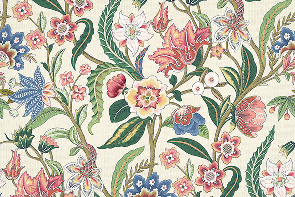 4  COLORS / Eliza Floral 100% Cotton Fabric