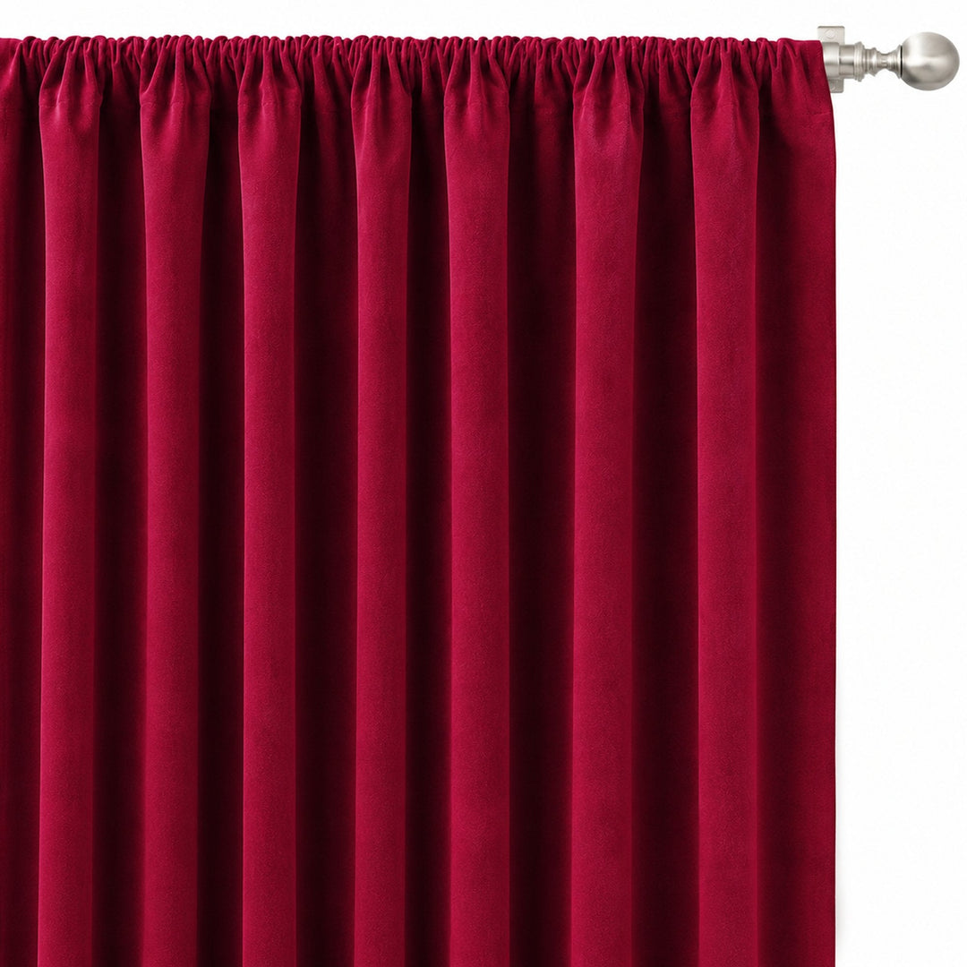 Gian Fabric in color Wine made as a drapery is a Solid Shiny Velvet Fabric that is good for Drapery & Curtain Fabric and Upholstery Fabric