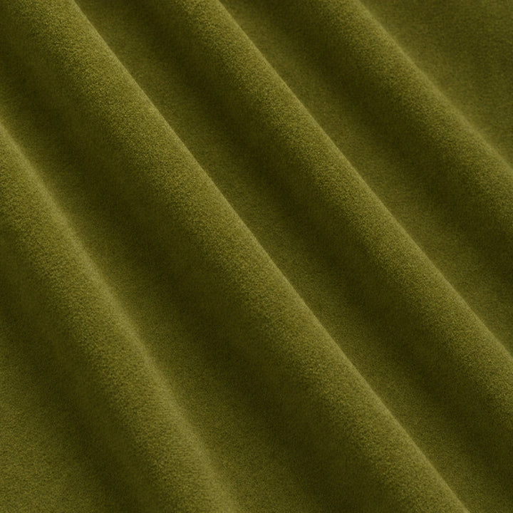 Gian Fabric in color Apple that has a wavy look is a Solid Shiny Velvet Fabric that is good for Drapery & Curtain Fabric and Upholstery Fabric