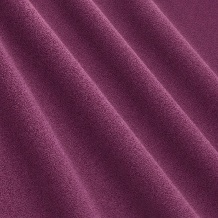 Gian Fabric in color Orchid that has a wavy look is a Solid Shiny Velvet Fabric that is good for Drapery & Curtain Fabric and Upholstery Fabric