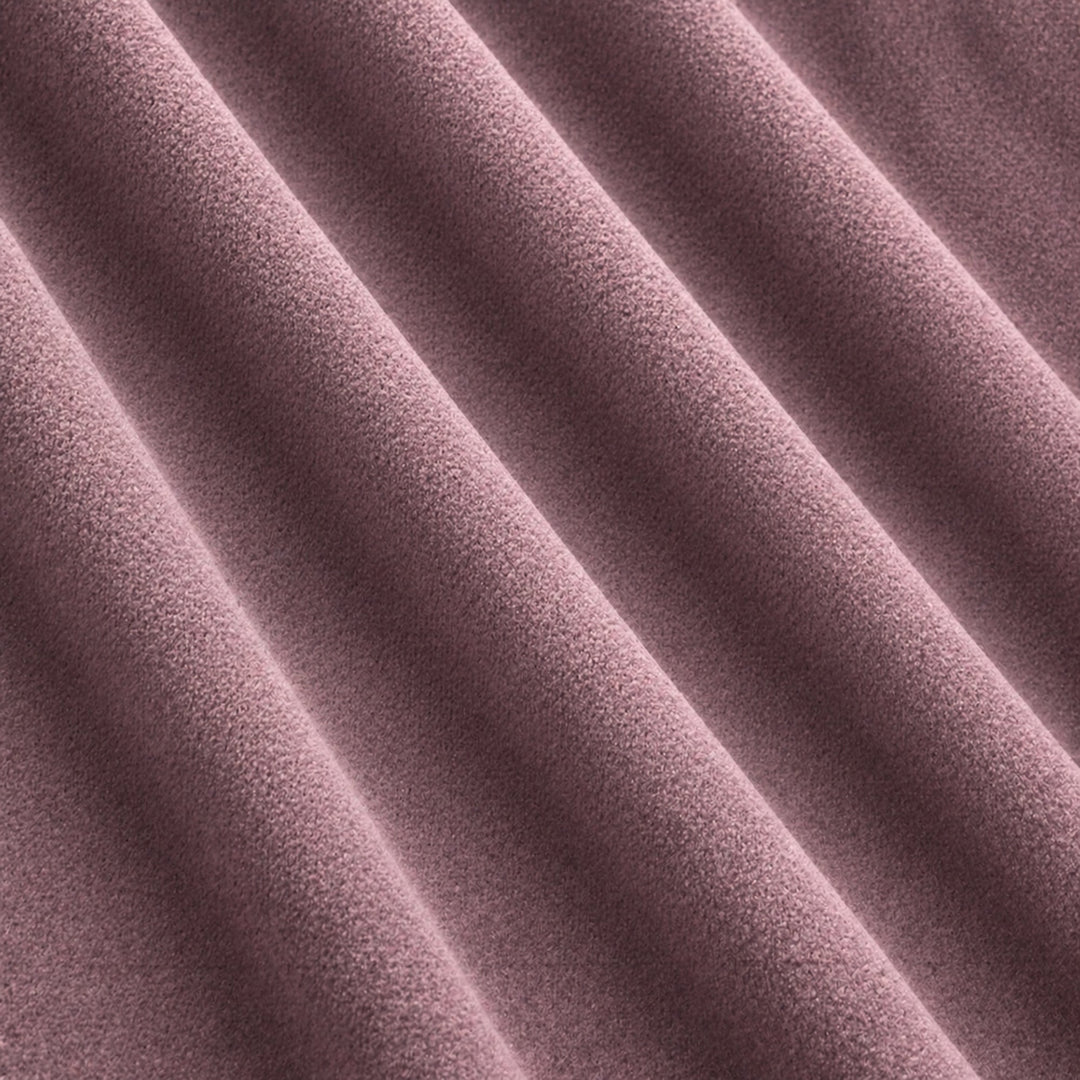 Gian Fabric in color Amethyst that has a wavy look is a Solid Shiny Velvet Fabric that is good for Drapery & Curtain Fabric and Upholstery Fabric