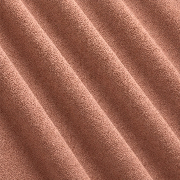 Gian Fabric in color Rose that has a wavy look is a Solid Shiny Velvet Fabric that is good for Drapery & Curtain Fabric and Upholstery Fabric