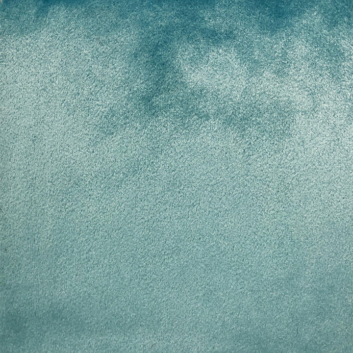 Gian Fabric in color Turquoise is a Solid Shiny Velvet Fabric that is good for Drapery & Curtain Fabric and Upholstery Fabric