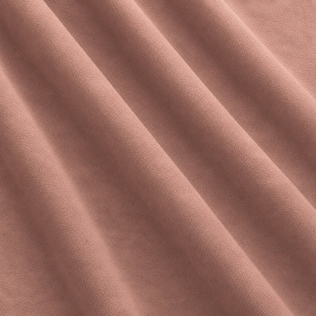 Gian Fabric in color Mauve that has a wavy look is a Solid Shiny Velvet Fabric that is good for Drapery & Curtain Fabric and Upholstery Fabric