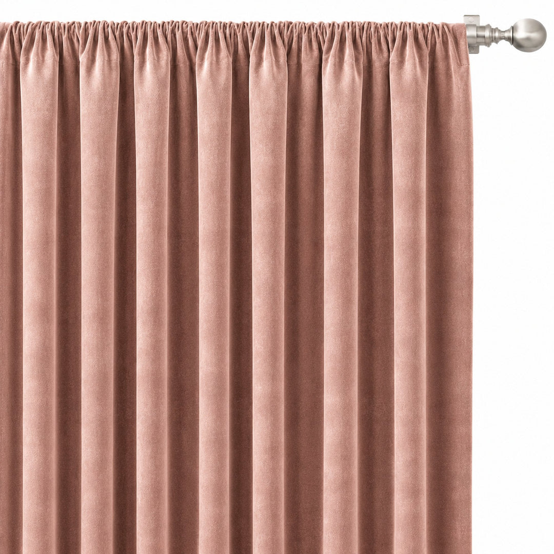 Gian Fabric in color Mauve made as a drapery is a Solid Shiny Velvet Fabric that is good for Drapery & Curtain Fabric and Upholstery Fabric