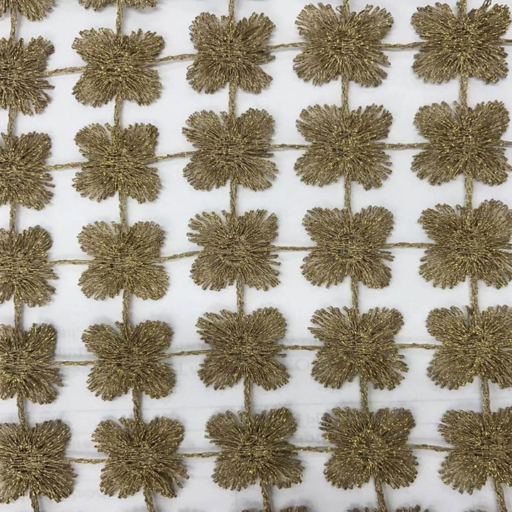 Roseline Metallic Embroidery Sheer Fabric | 9 Colors