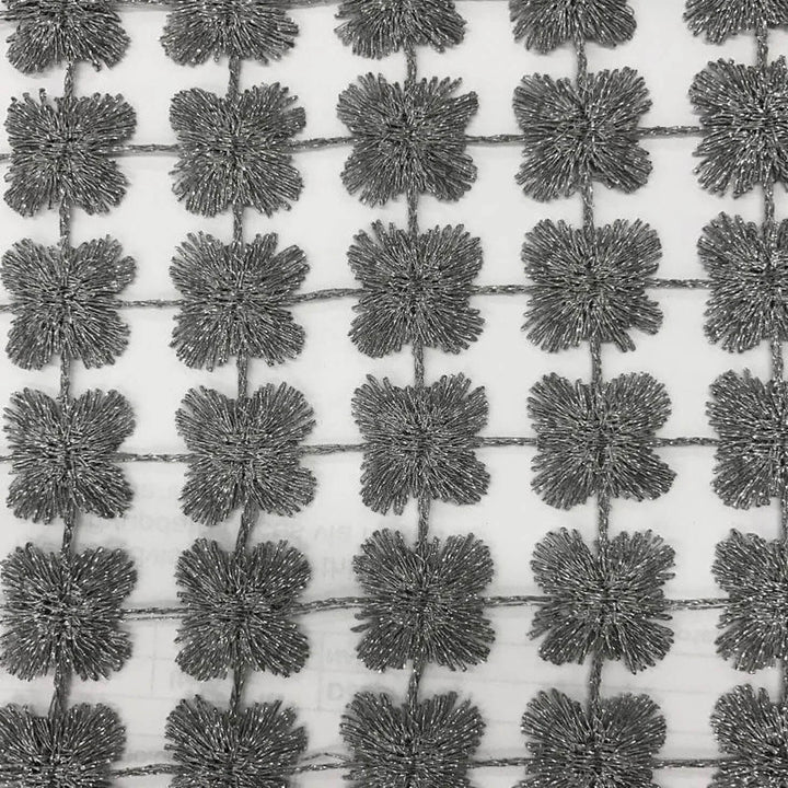 Roseline Metallic Embroidery Sheer Fabric | 9 Colors