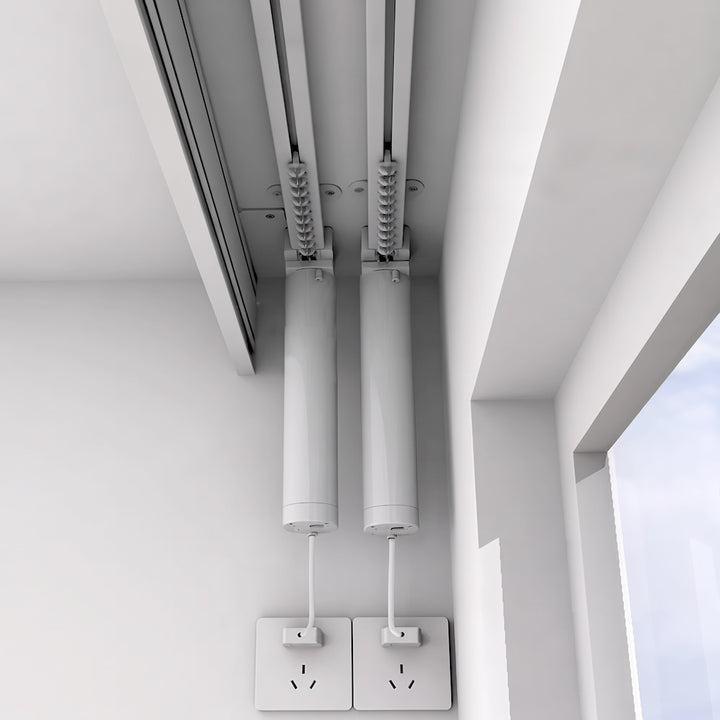 Motorized Curtain Double Track