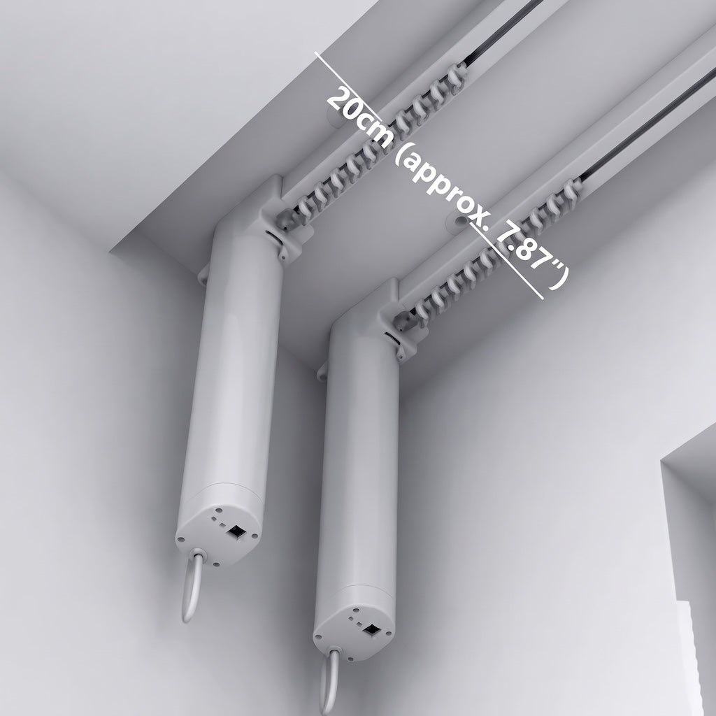 Motorized Curtain Double Track