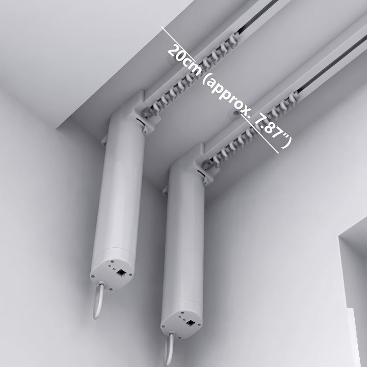 Motorized Curtain Double Track