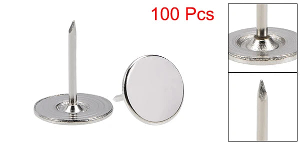 20/40/60/80/100/150/200pcs Silver Flat Head Upholstery Nails