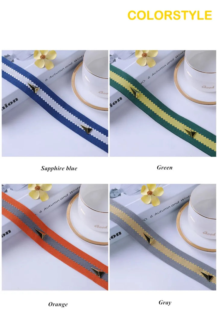 12 Yards / 10 Colors / Lyon Tape Gimp Ribbon Trim