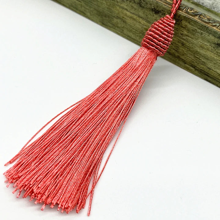 6pcs /  15cm Thin Accent Key Tassel