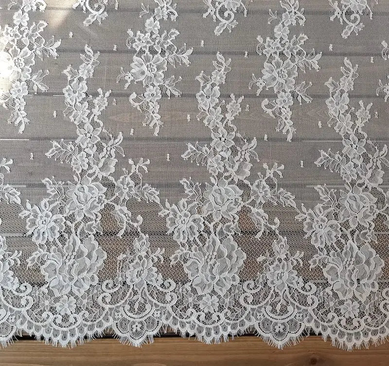 3 Yards / 2 Colors / Valenne Elegant Eyelash Lace