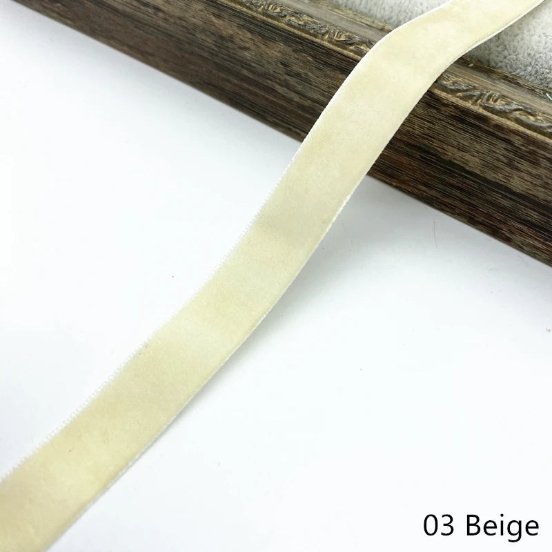 2 Yards / 14 Colors / Velvet Decorative Ribbon-1