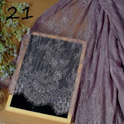 3 Yards / 42 Colors / Bellara Embroidery Eyelash Lace