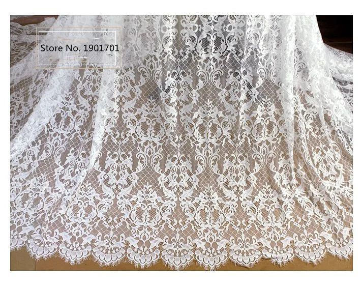 3 Yards / 2 Colors / Mirelle Elegant Eyelash Lace