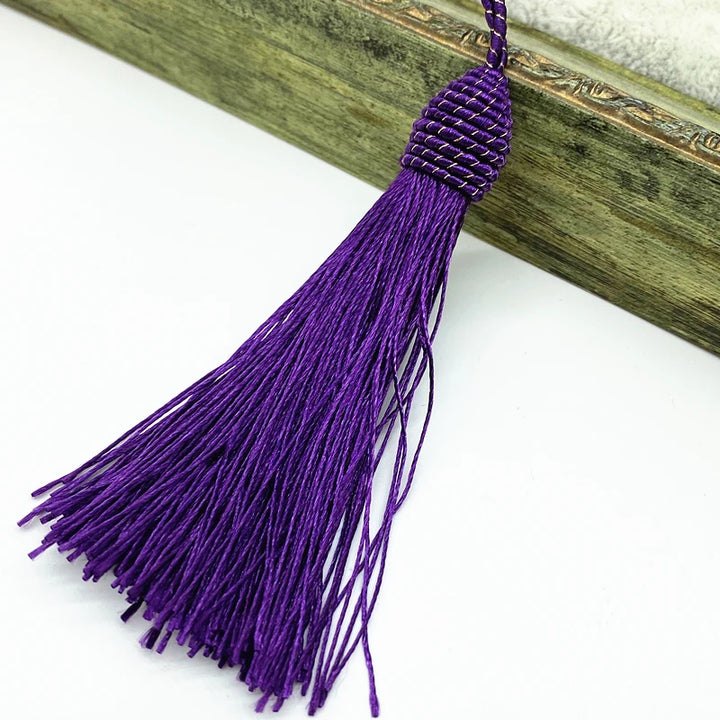 6pcs /  15cm Thin Accent Key Tassel