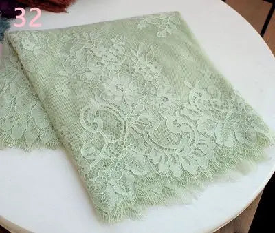 3 Yards / 44 Colors / Cavella Embroidery Eyelash Lace