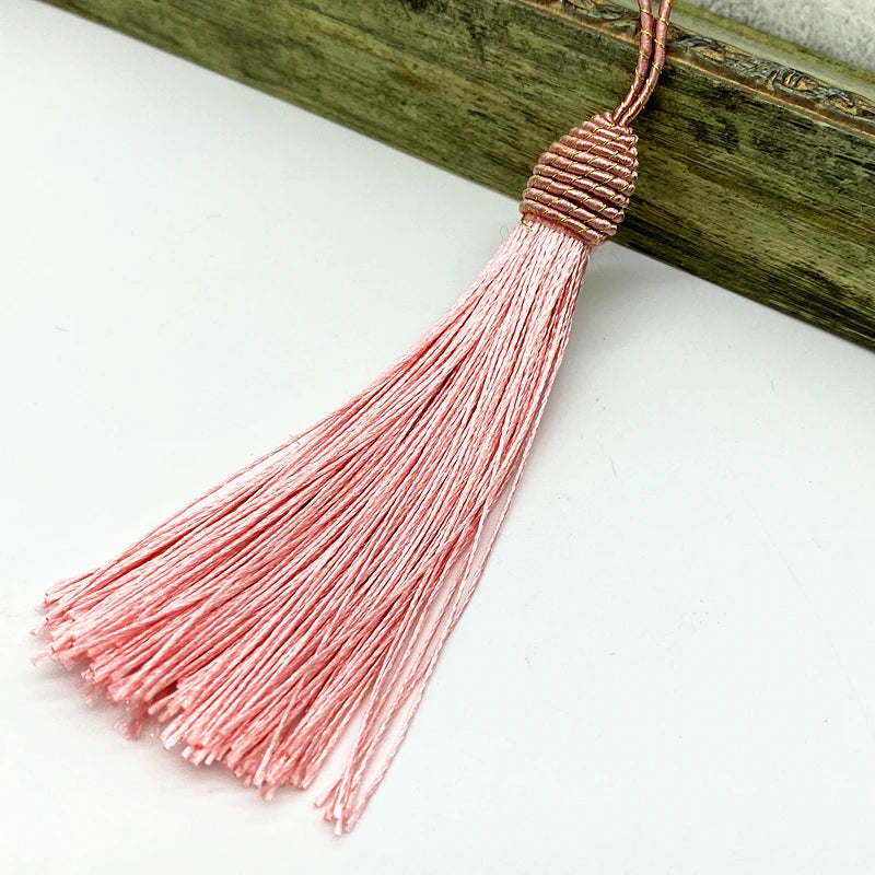 6pcs /  15cm Thin Accent Key Tassel