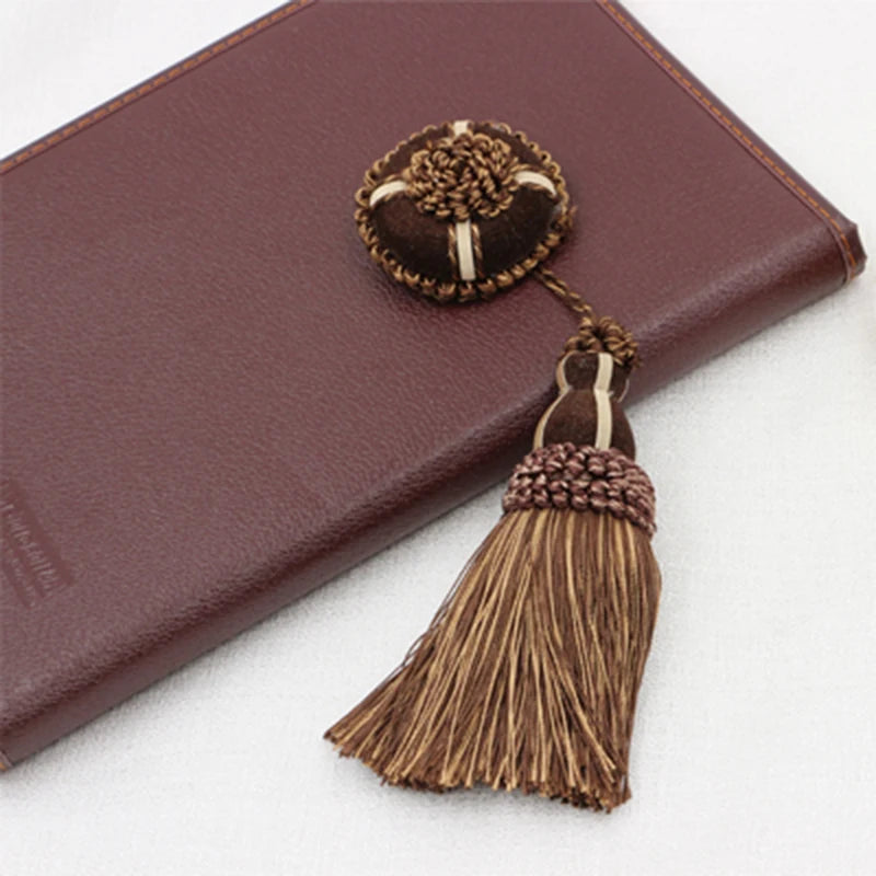 2 PC / Floral Ornamental Decorative Key Tassel