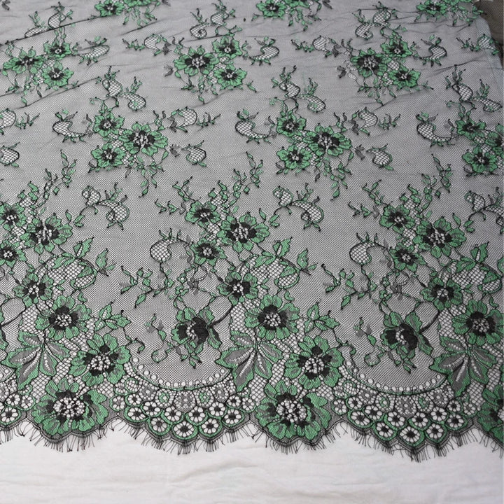 3 Yards / 7 Colors / Florisse Embroidery Eyelash Lace