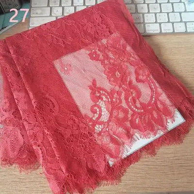 3 Yards / 44 Colors / Cavella Embroidery Eyelash Lace