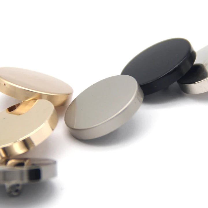 Esso Small Round Flat Metal Button - 10 PC