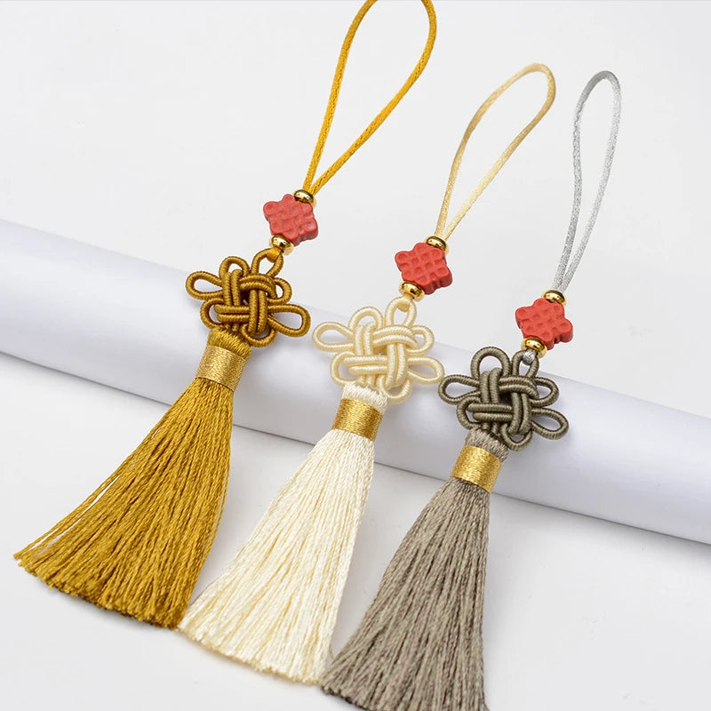 Pc15 Color Yigit Key Tassel 5 PC | 15 Colors | Decorative Silky Tassels for Keys ...