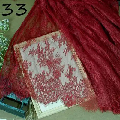 3 Yards / 42 Colors / Bellara Embroidery Eyelash Lace