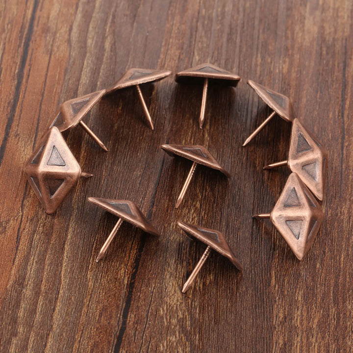 10PC 19mm Red Bronze Antique Upholstery Nails