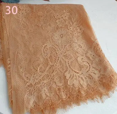 3 Yards / 44 Colors / Cavella Embroidery Eyelash Lace