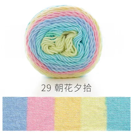 Ball Rainbow Cotton Yarn