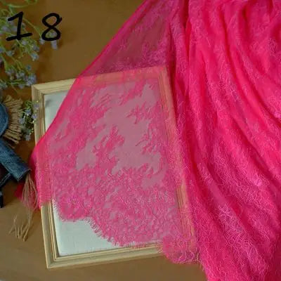 3 Yards / 42 Colors / Bellara Embroidery Eyelash Lace