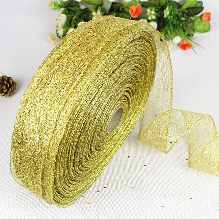 2 Yards / Hollow Out Shiny Ribbon